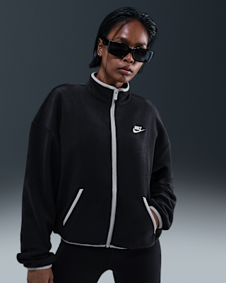 Nike Sportswear Club Fleece Women's Loose Cozy Track Jacket. Nike.com